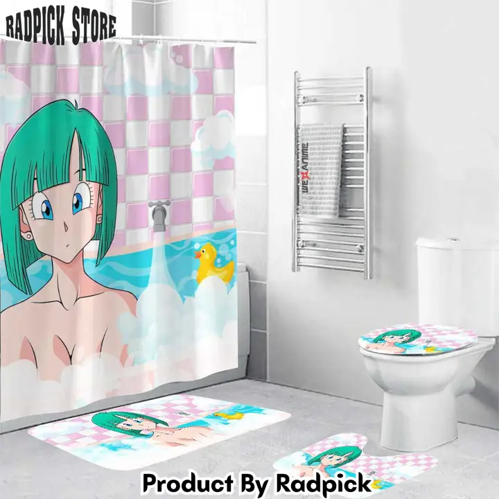 Dragon ball girls in bathtub bulma combo bathroom set   rp0200736